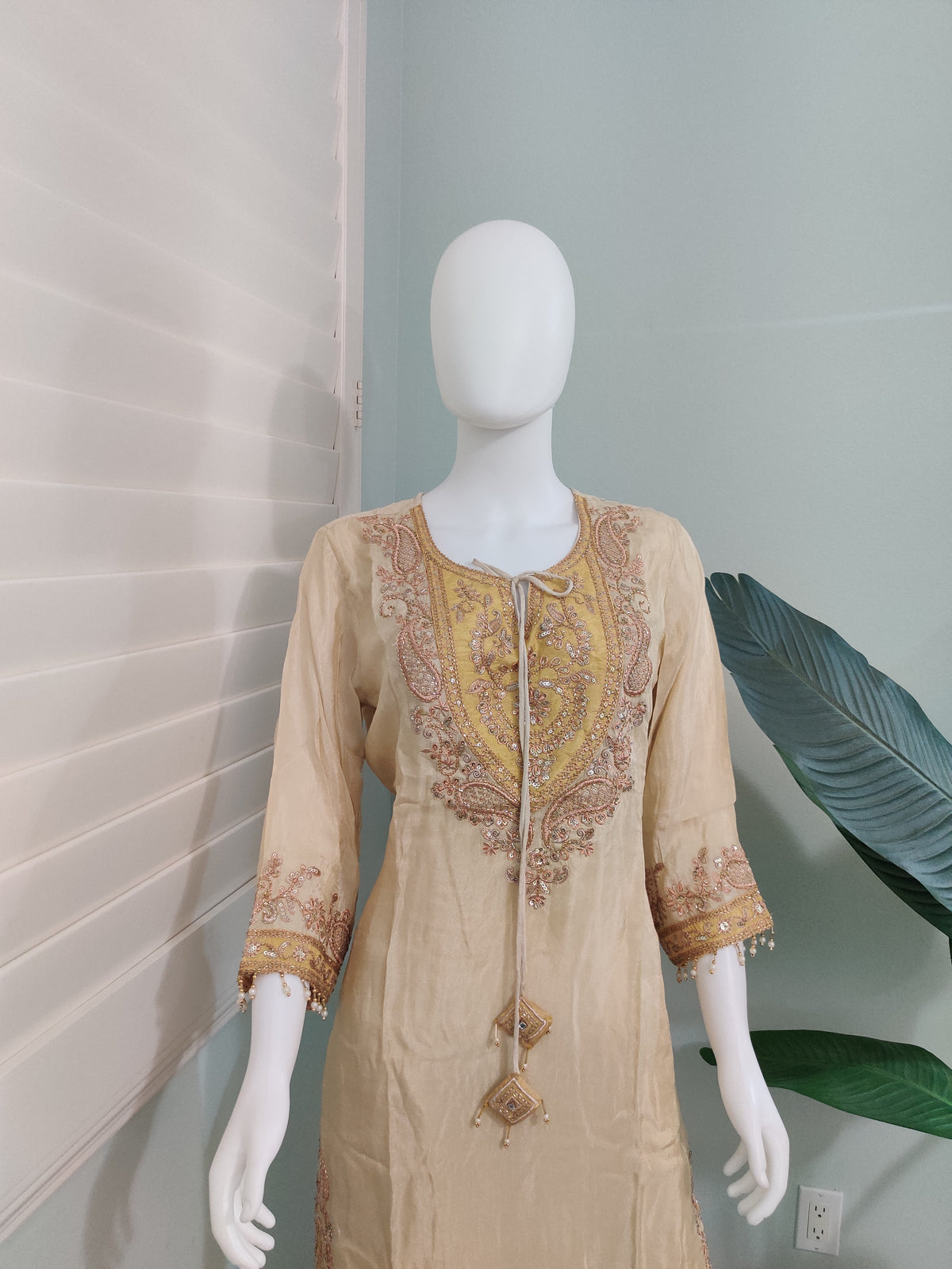 Festive Wear Embroidered Kurta Set