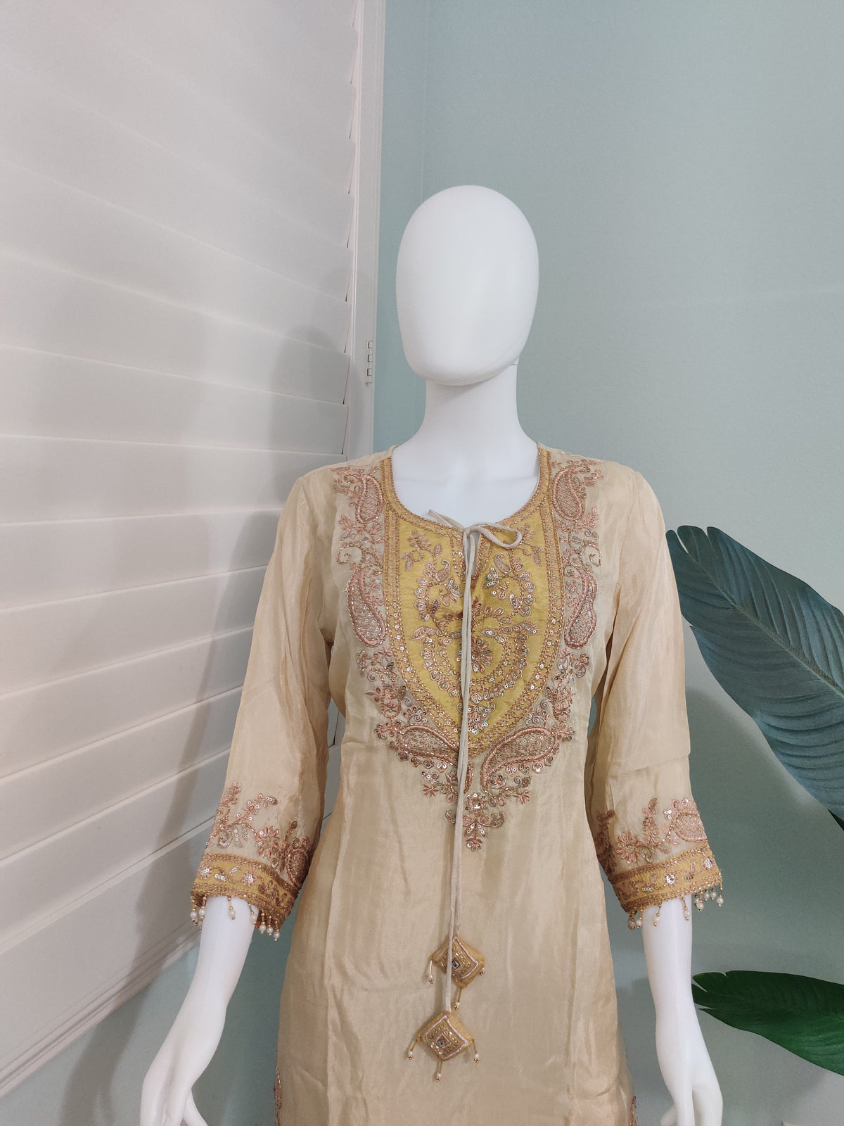Festive Wear Embroidered Kurta Set