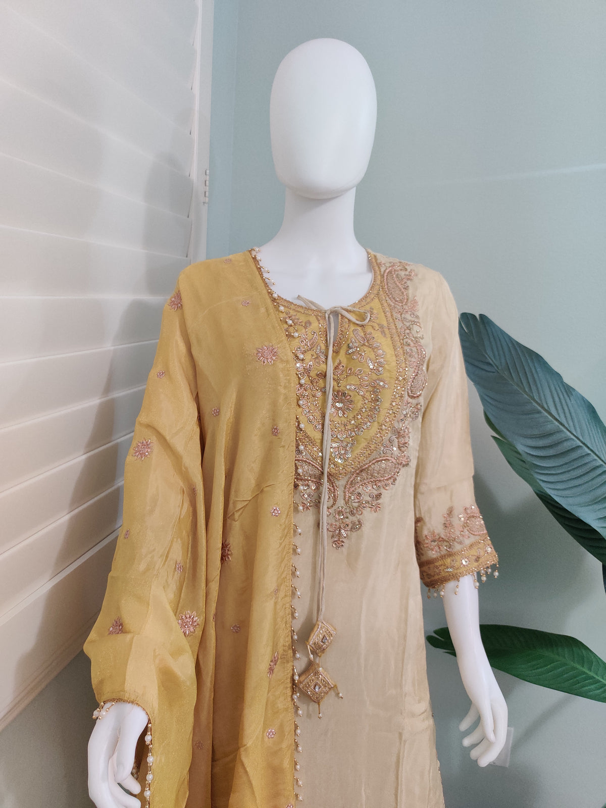 Festive Wear Embroidered Kurta Set
