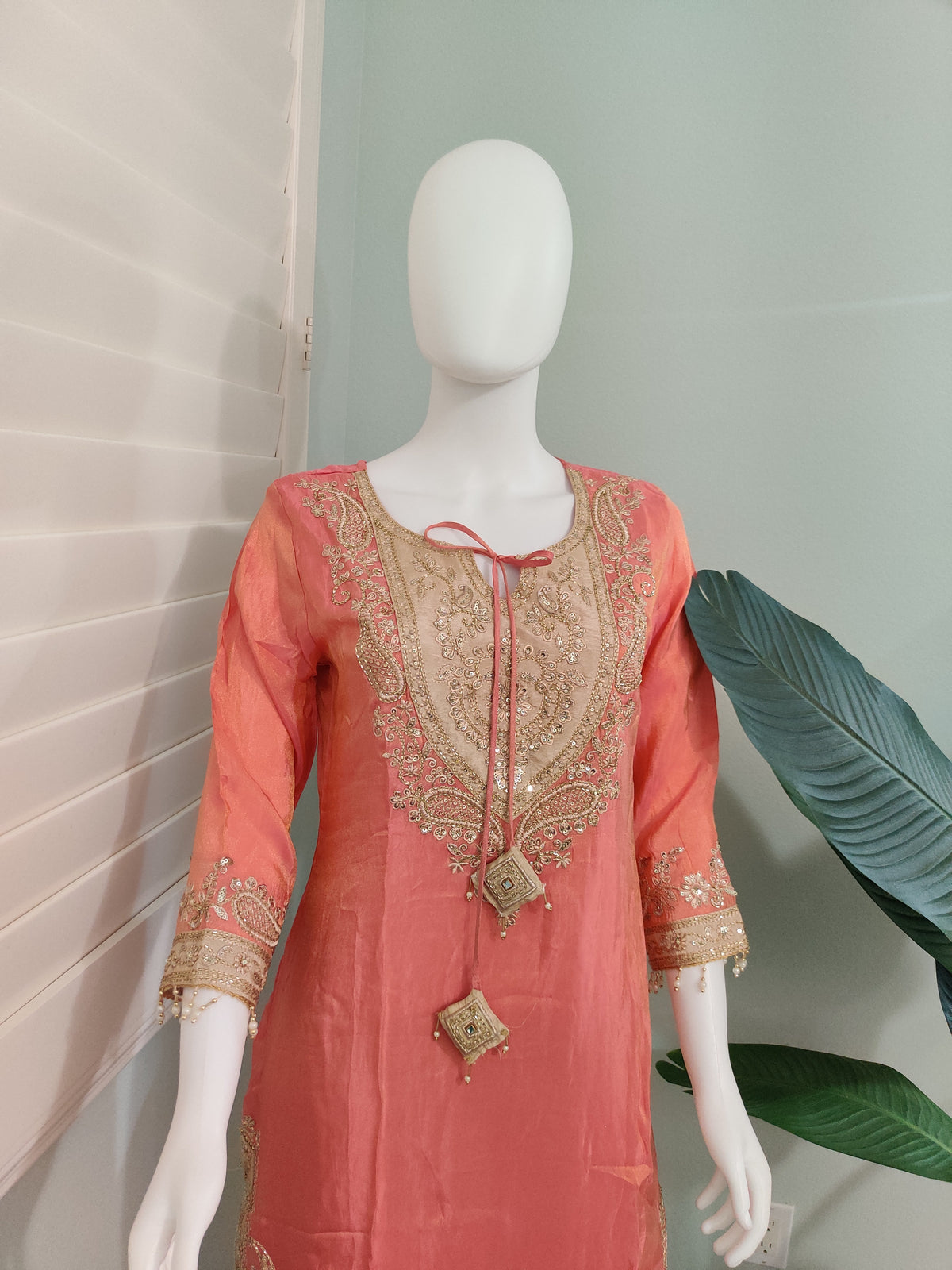 Festive Wear Embroidered Kurta Set