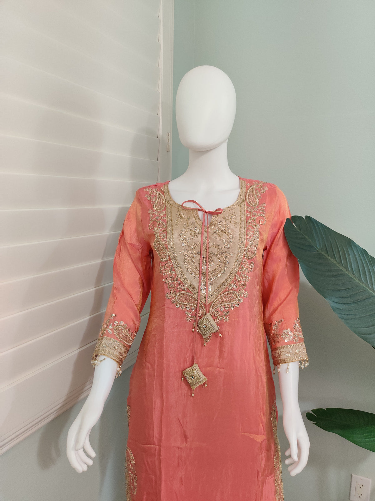 Festive Wear Embroidered Kurta Set