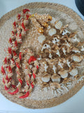 Red and Gold Braided Parandi