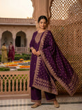 Dola Silk Festive Wear Embroidered Kurta Set