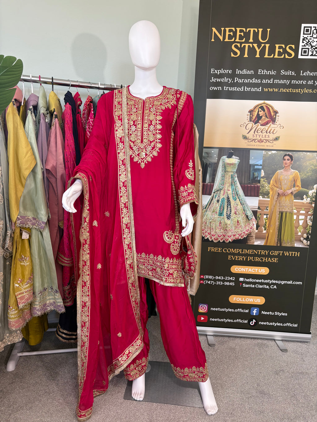 Stunning Festive wear Farshi Salwar Kurta Set