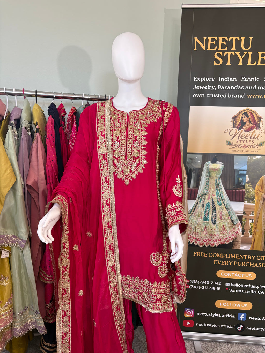 Stunning Festive wear Farshi Salwar Kurta Set
