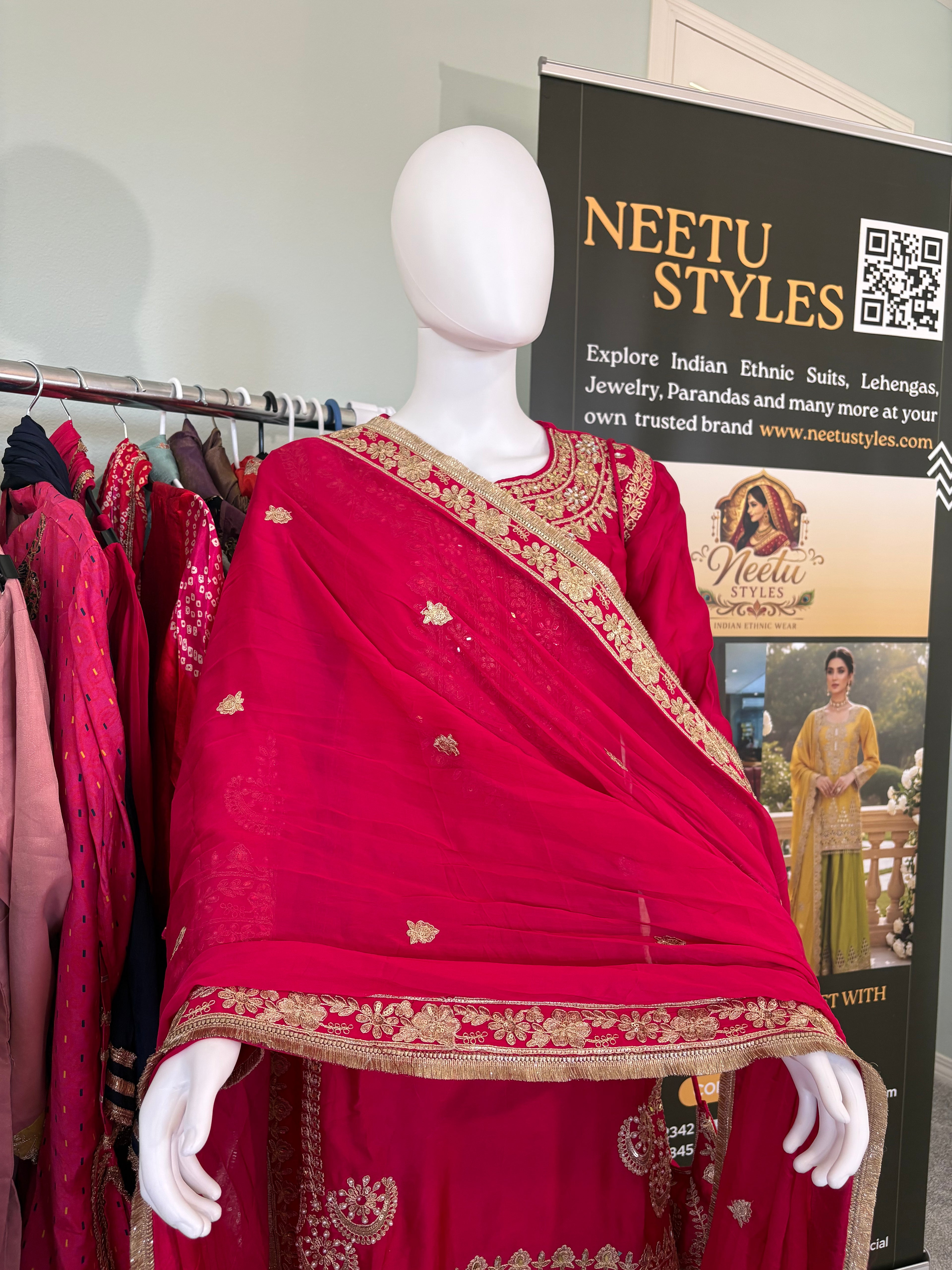 Stunning Festive wear Farshi Salwar Kurta Set