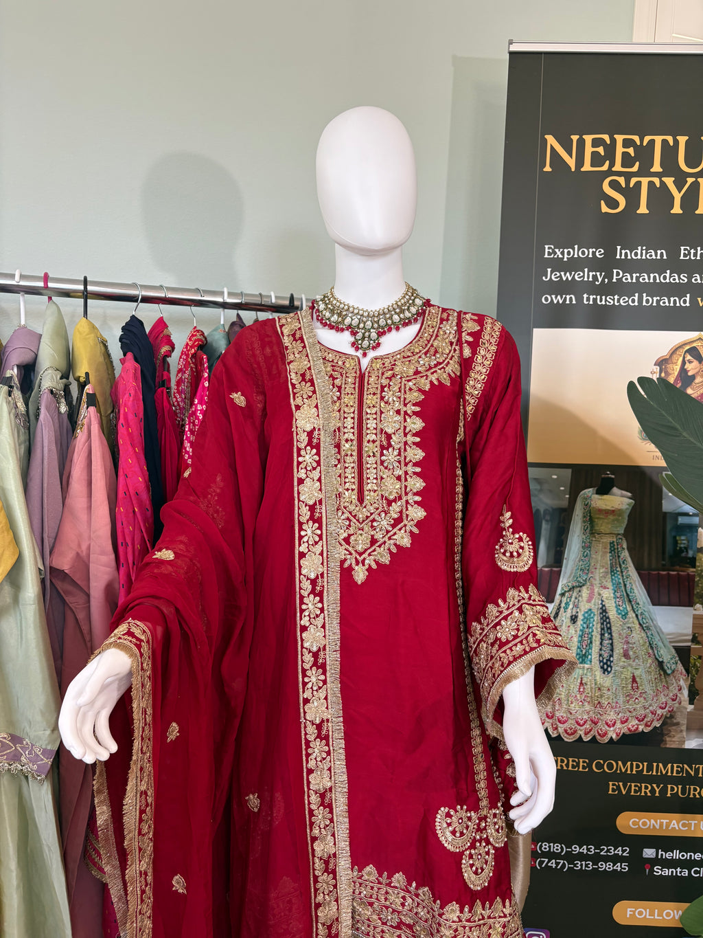 Stunning Festive wear Farshi Salwar Kurta Set