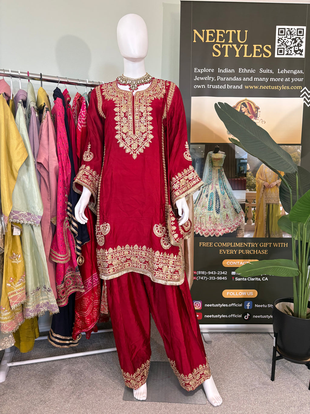 Stunning Festive wear Farshi Salwar Kurta Set