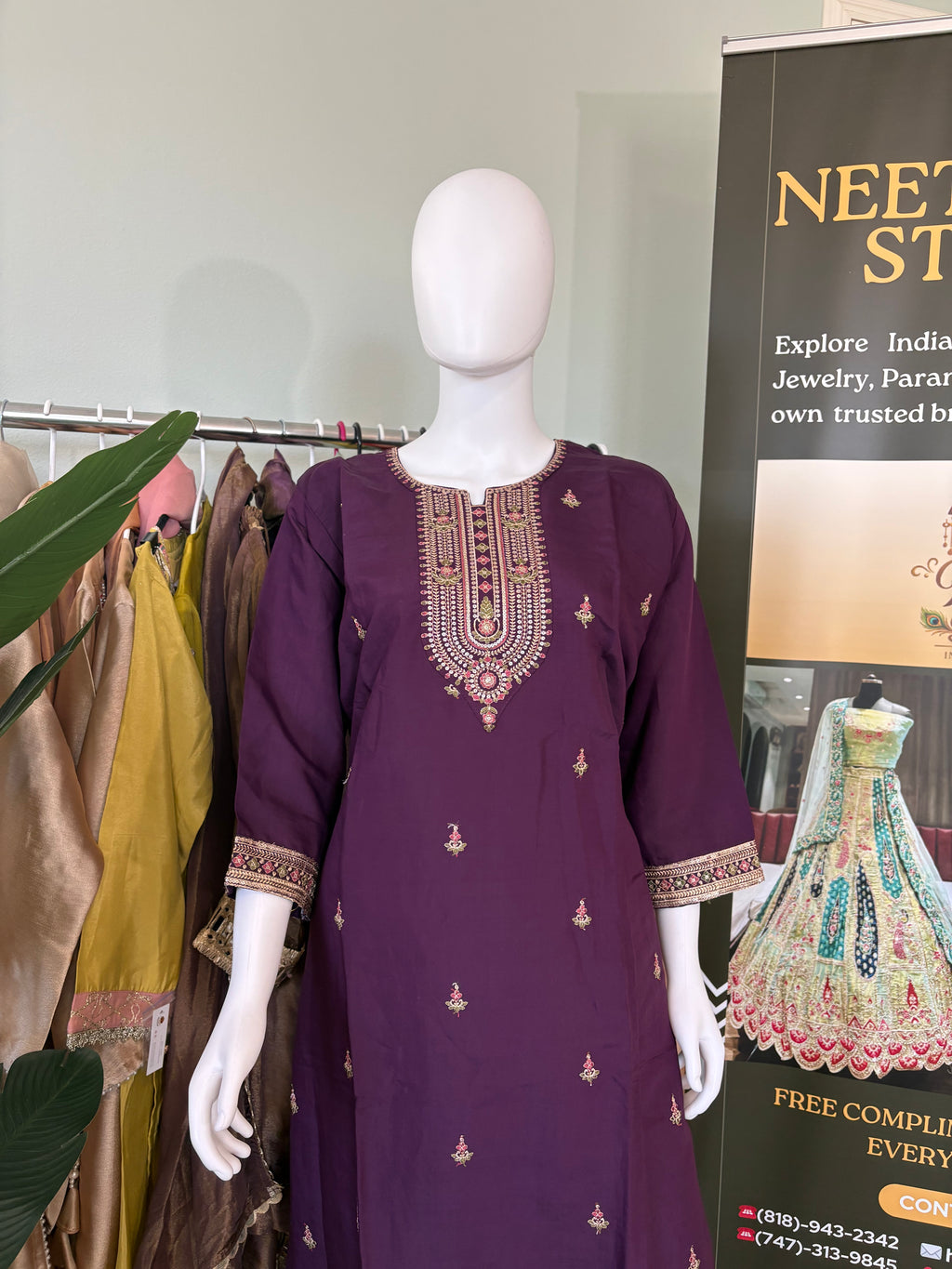 Dola Silk Festive Wear Embroidered Kurta Set