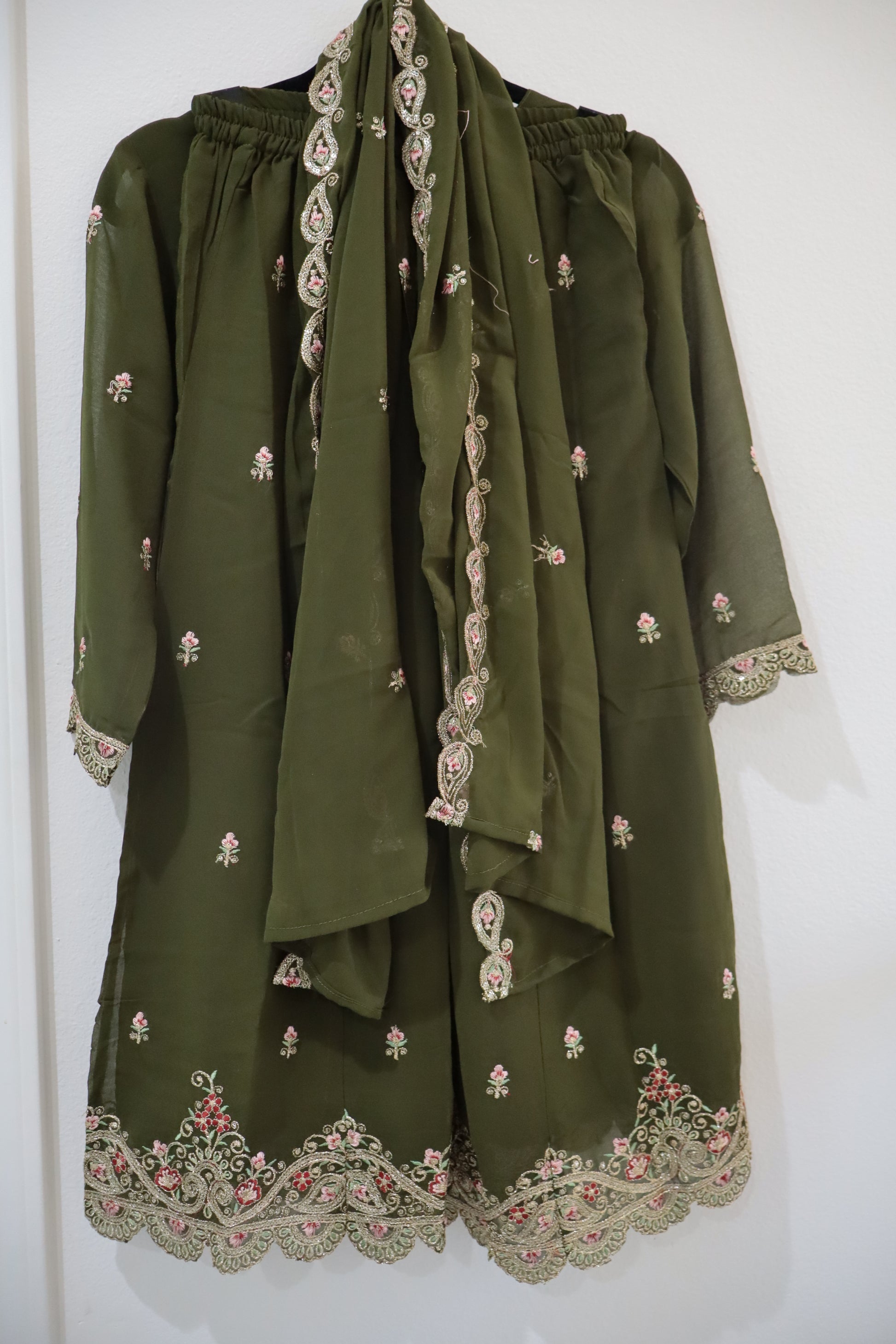 Girls Plazzo Suit