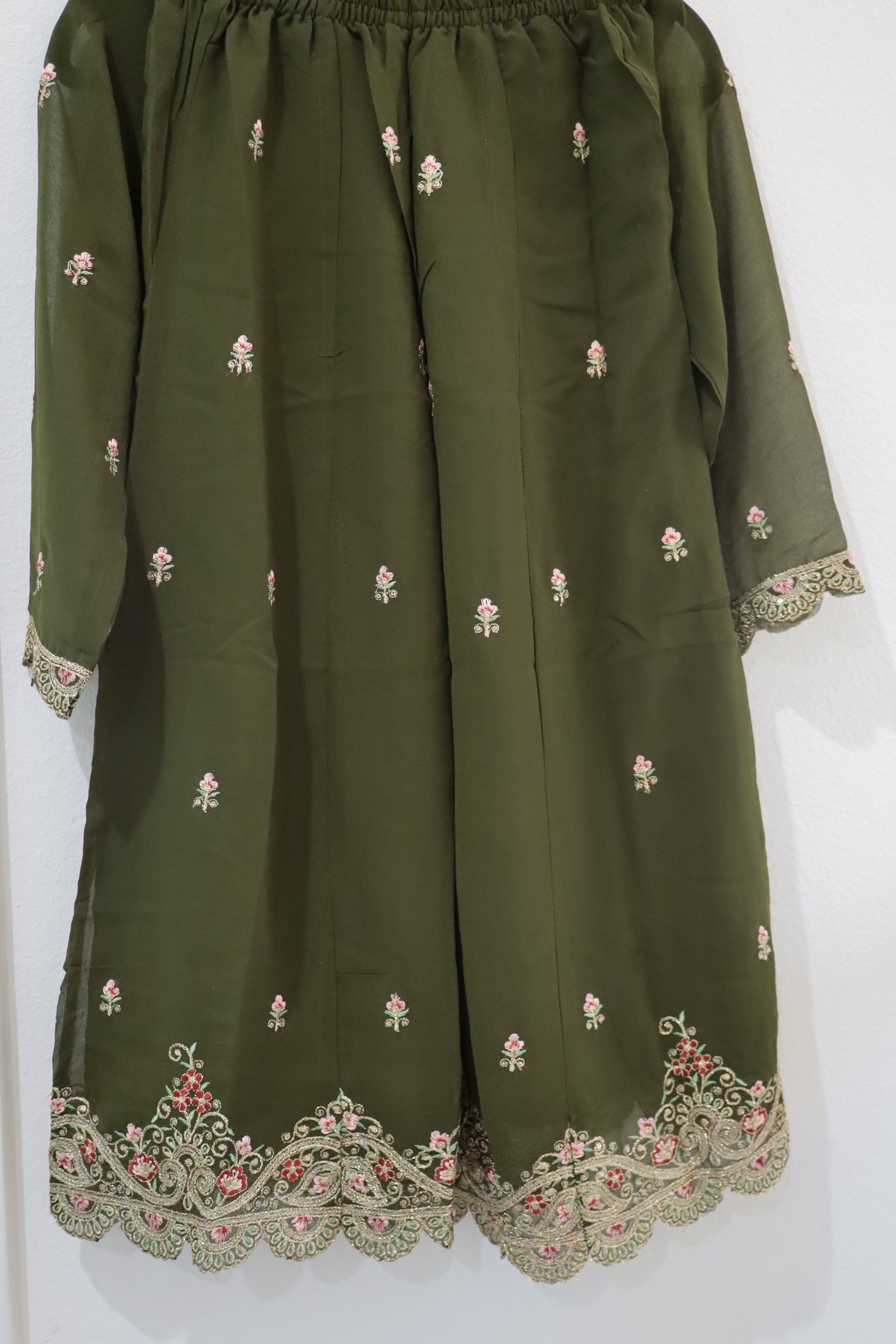 Girls Plazzo Suit