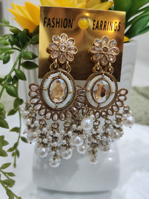 Pearl Gold Earrings