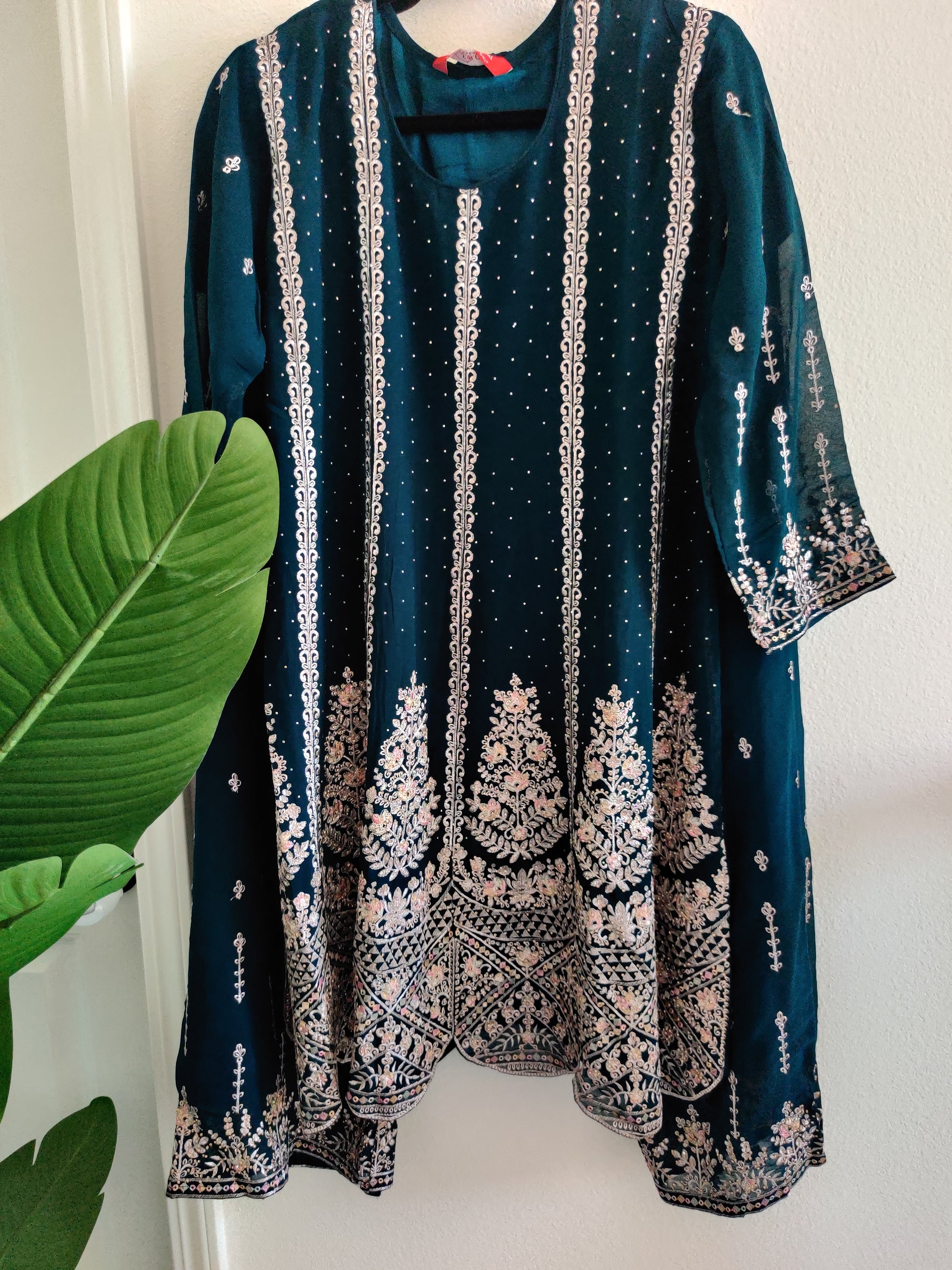 Midnight Elegance – Embroidered Suit