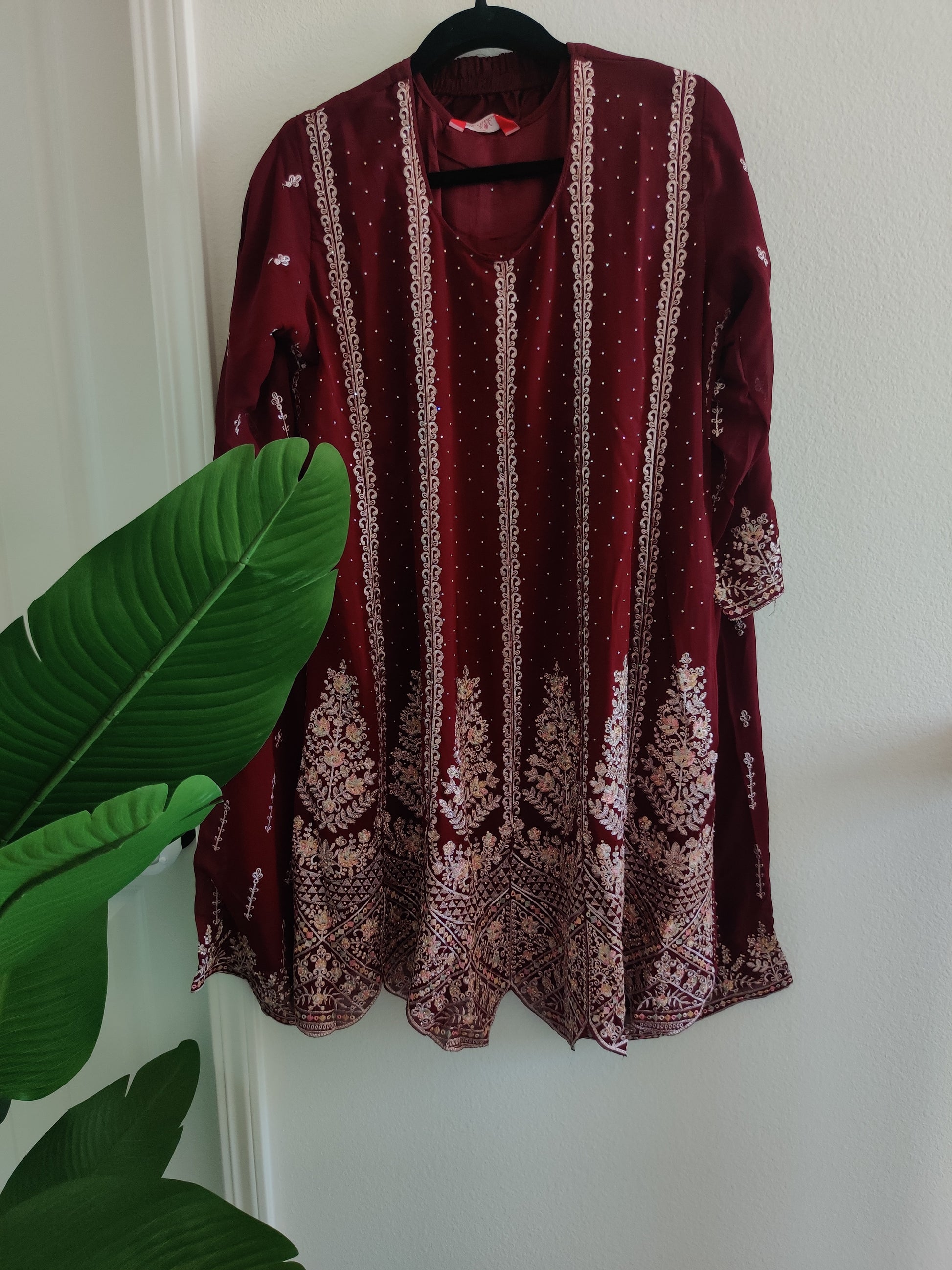 Midnight Elegance – Embroidered Suit