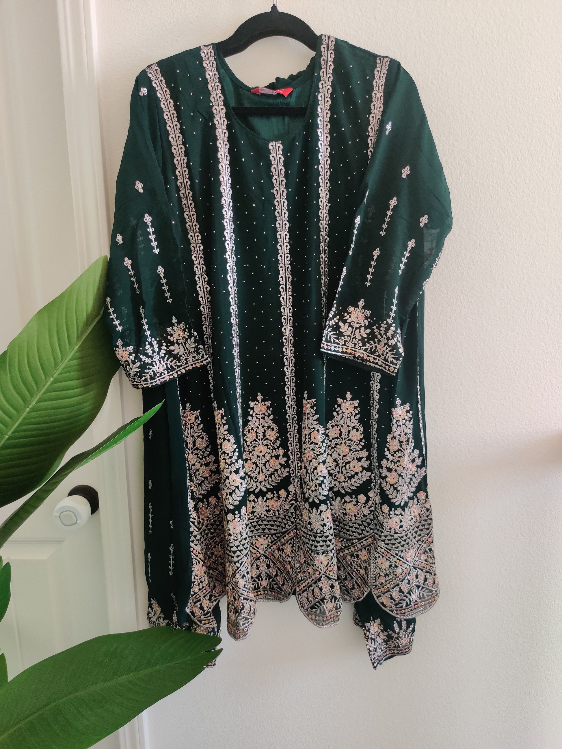 Midnight Elegance – Embroidered Suit