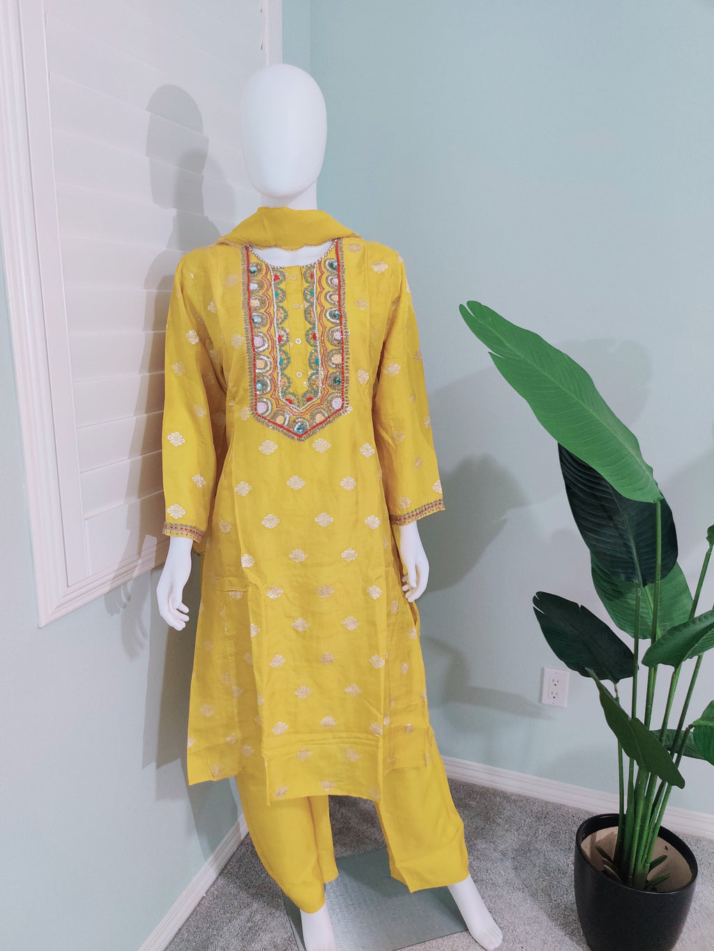 A-Line Festive Wear Kurta Set