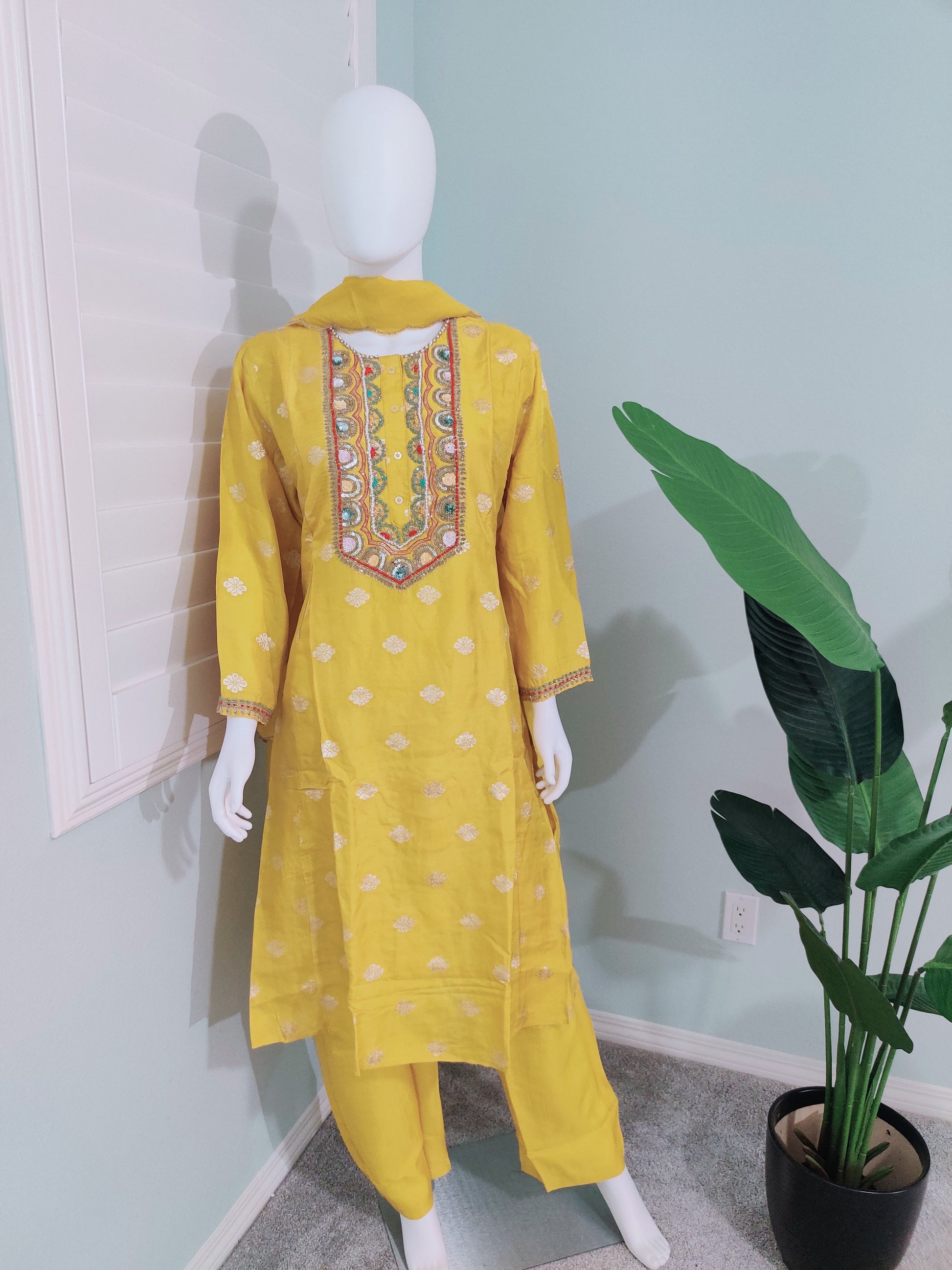 A-Line Festive Wear Kurta Set