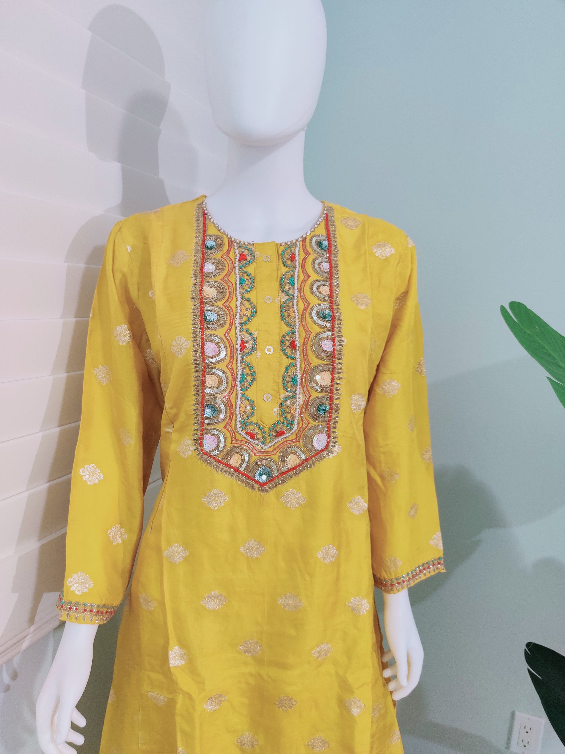 A-Line Festive Wear Kurta Set