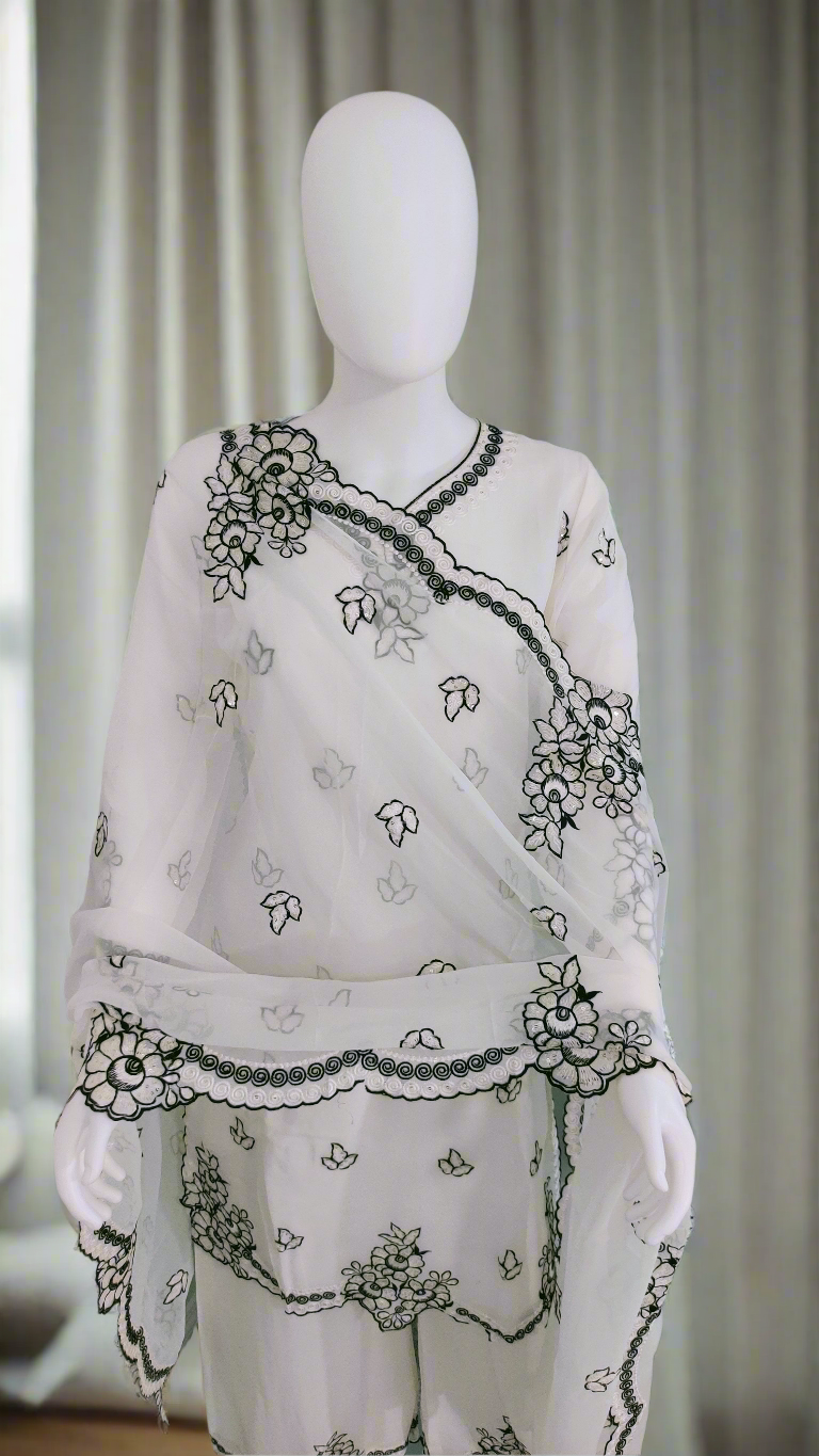 🌸 Premium Georgette Pakistani Palazzo Suit Set