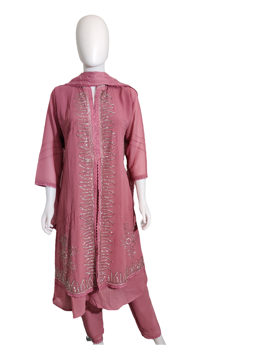Elegant Party Wear Split Kurta set