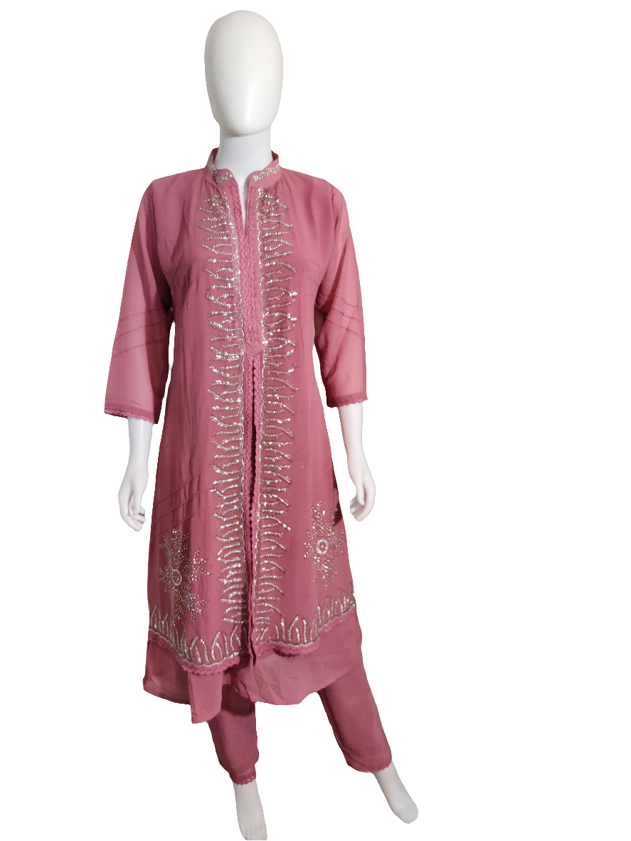 Elegant Party Wear Split Kurta set