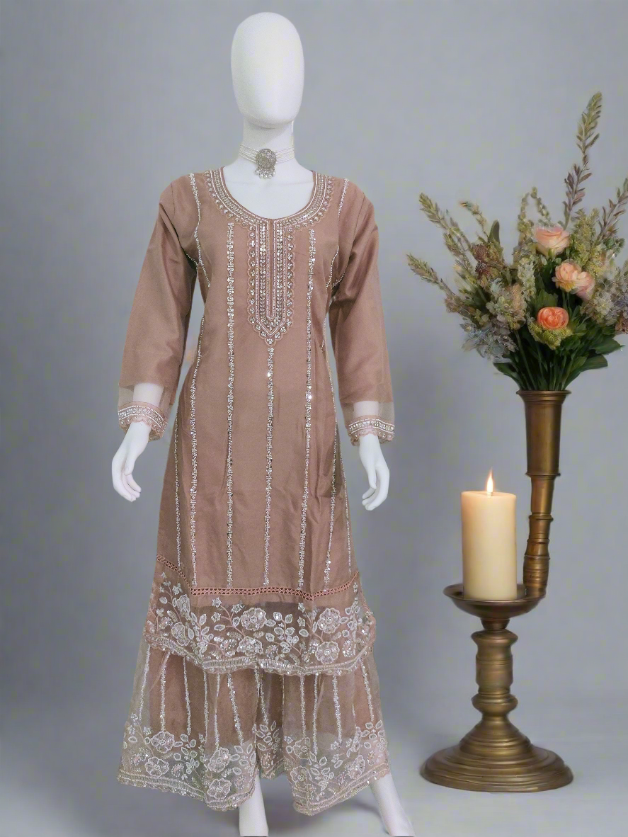 Gulbahar Sharara Suit Set