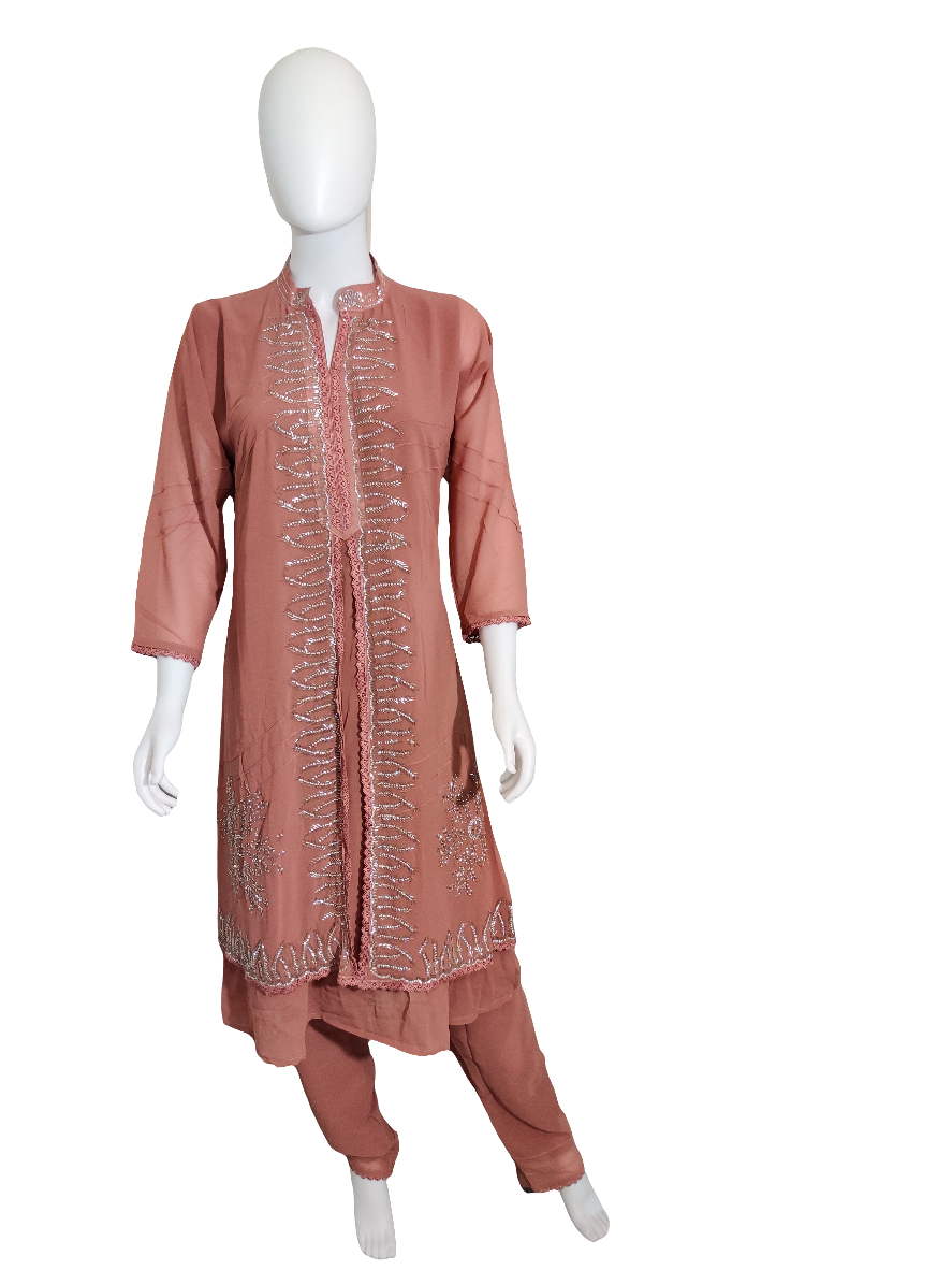 Elegant Party Wear Split Kurta set