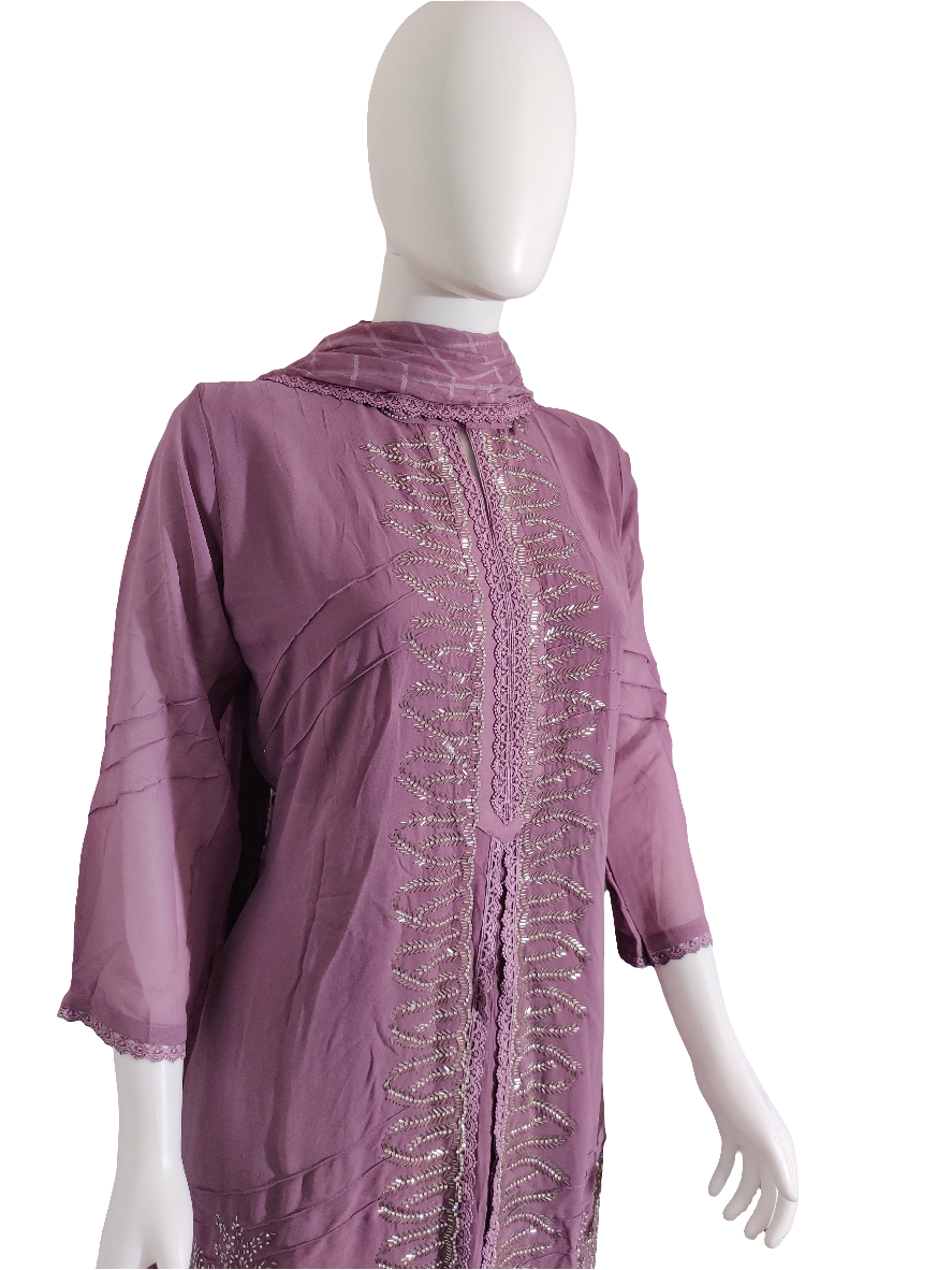 Elegant Party Wear Split Kurta set