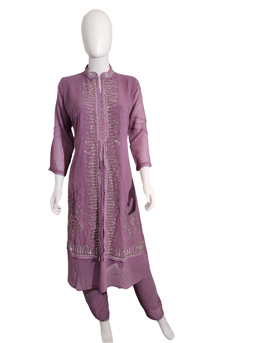 Elegant Party Wear Split Kurta set