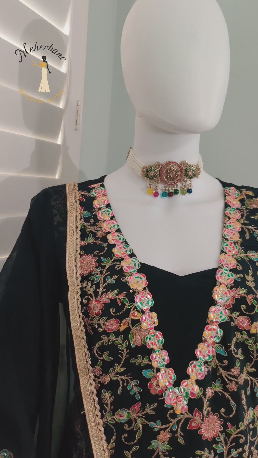 Premium Silk Antique Embroidered Festive wear Kurta Set