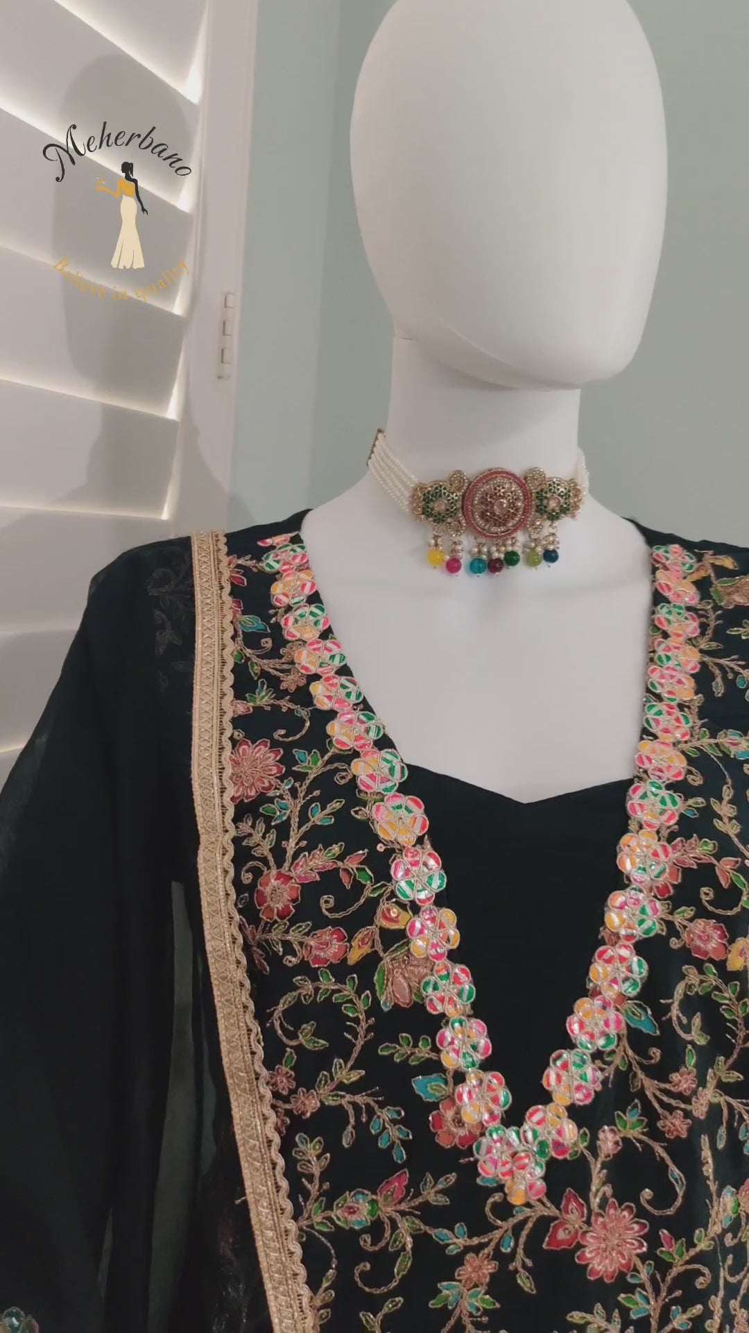 Premium Silk Antique Embroidered Festive wear Kurta Set