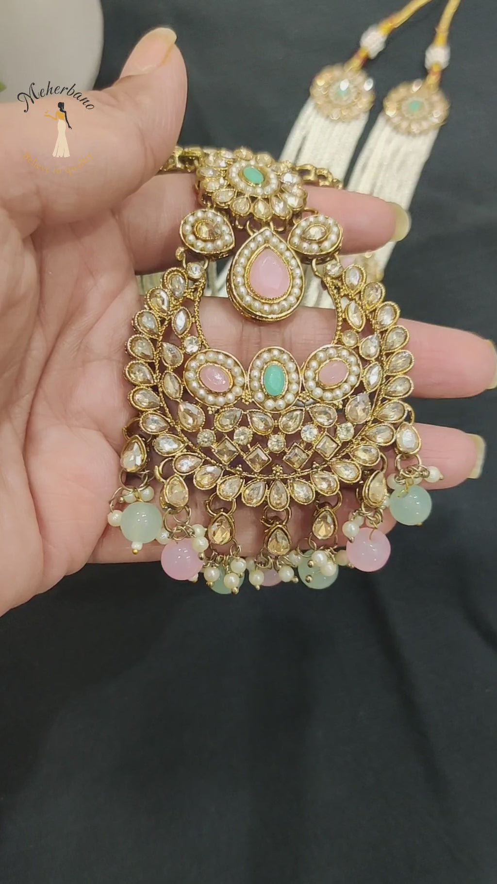 "Gulbahar Royale” – A Symphony of Florals and Festive Grace