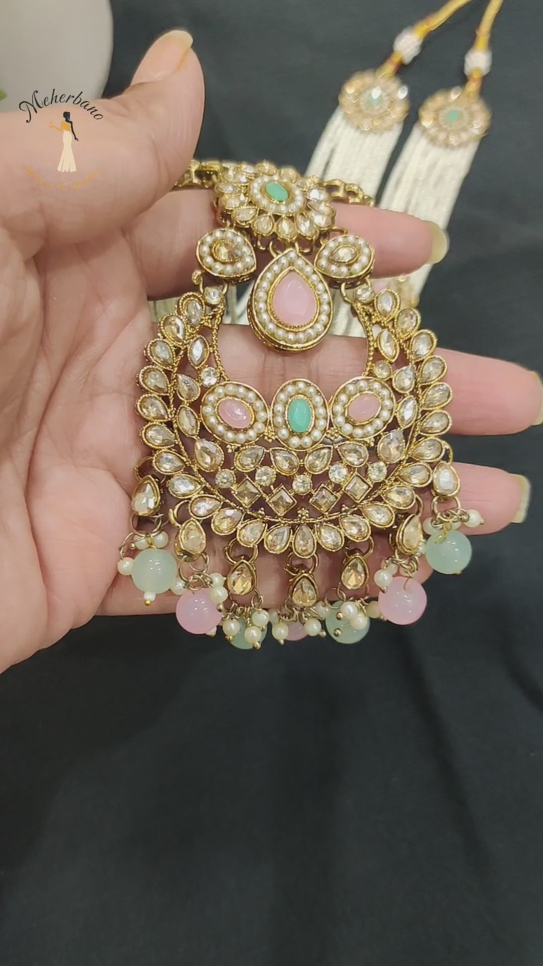 "Gulbahar Royale” – A Symphony of Florals and Festive Grace