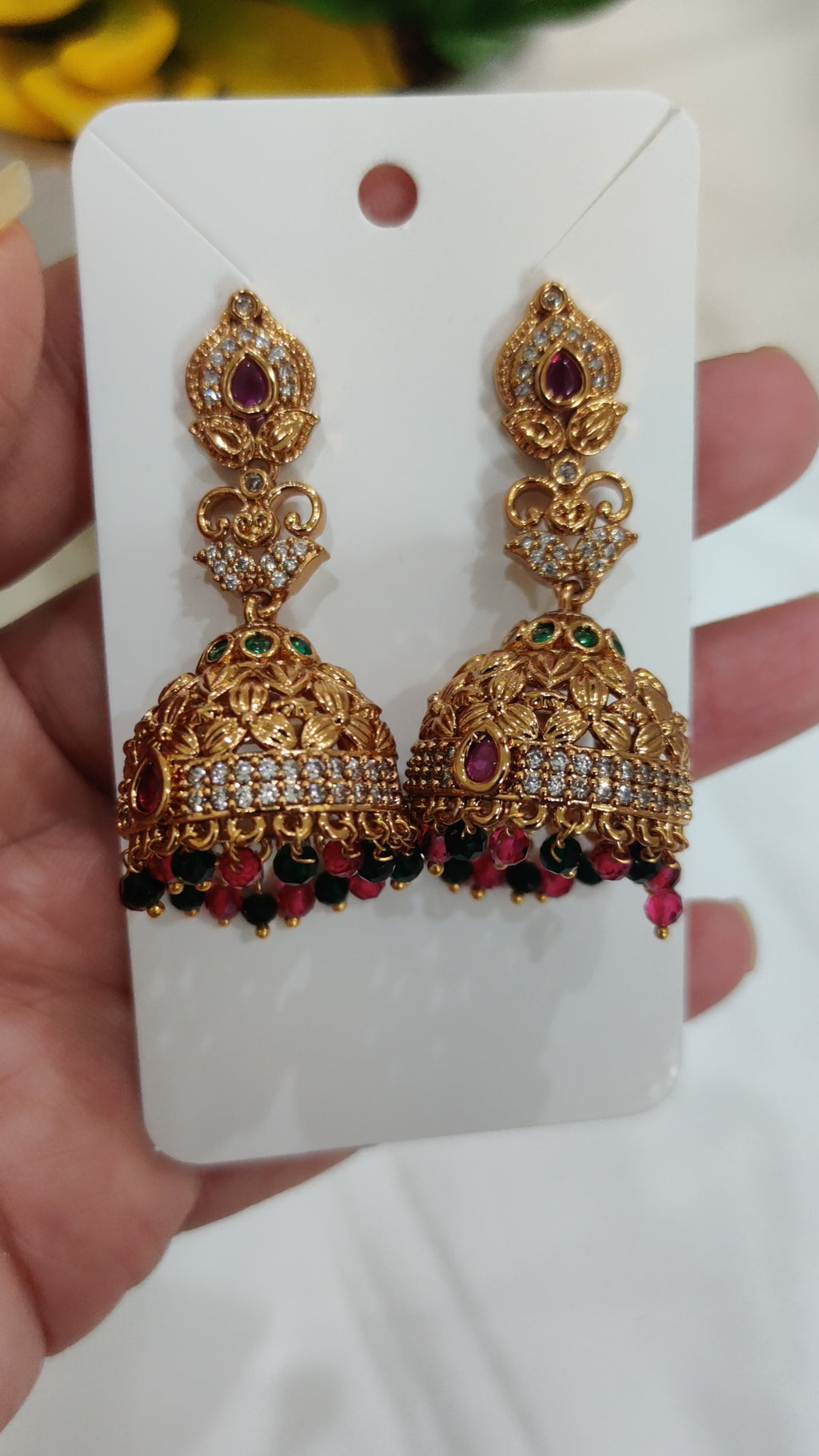 ✨ Regal Rasa Jhumkas