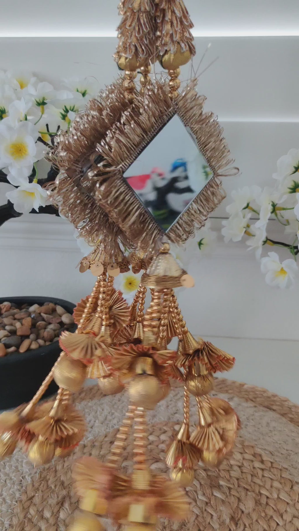 Golden Regal Mirrorwork Paranda