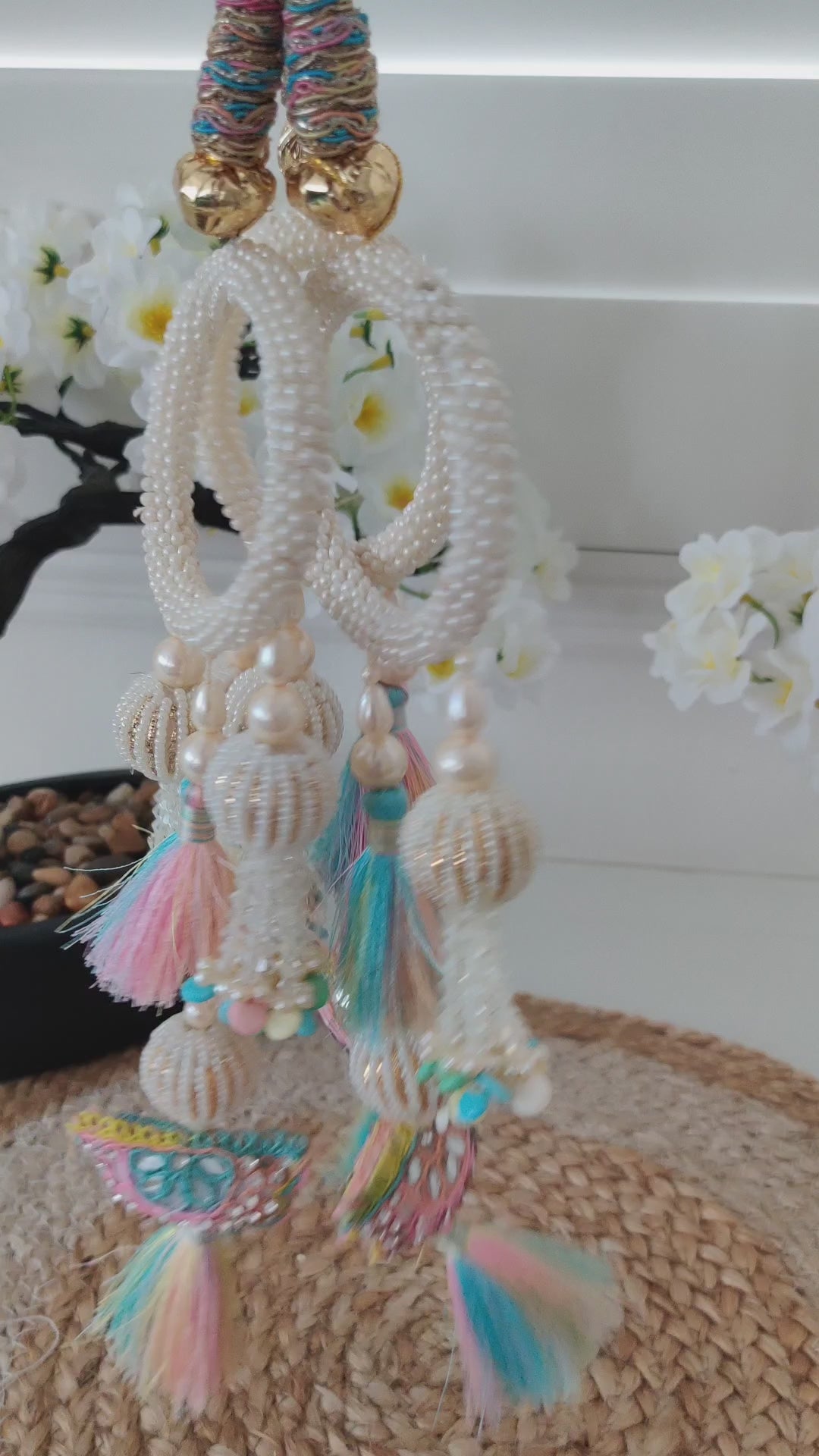 Multicolor Beads & Tassels Heritage Paranda