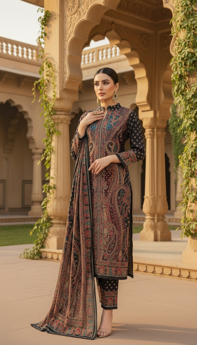 Whispers of Winter: A Karachi Wool Reverie