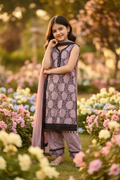 Cotton Pathani Salwar Kurta Set for girls