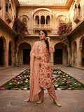 Floral Elegance Cotton Kurta Set (Plus Size)