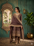 Wedding Wear Peplum Style Farshi Salwar Suit Set