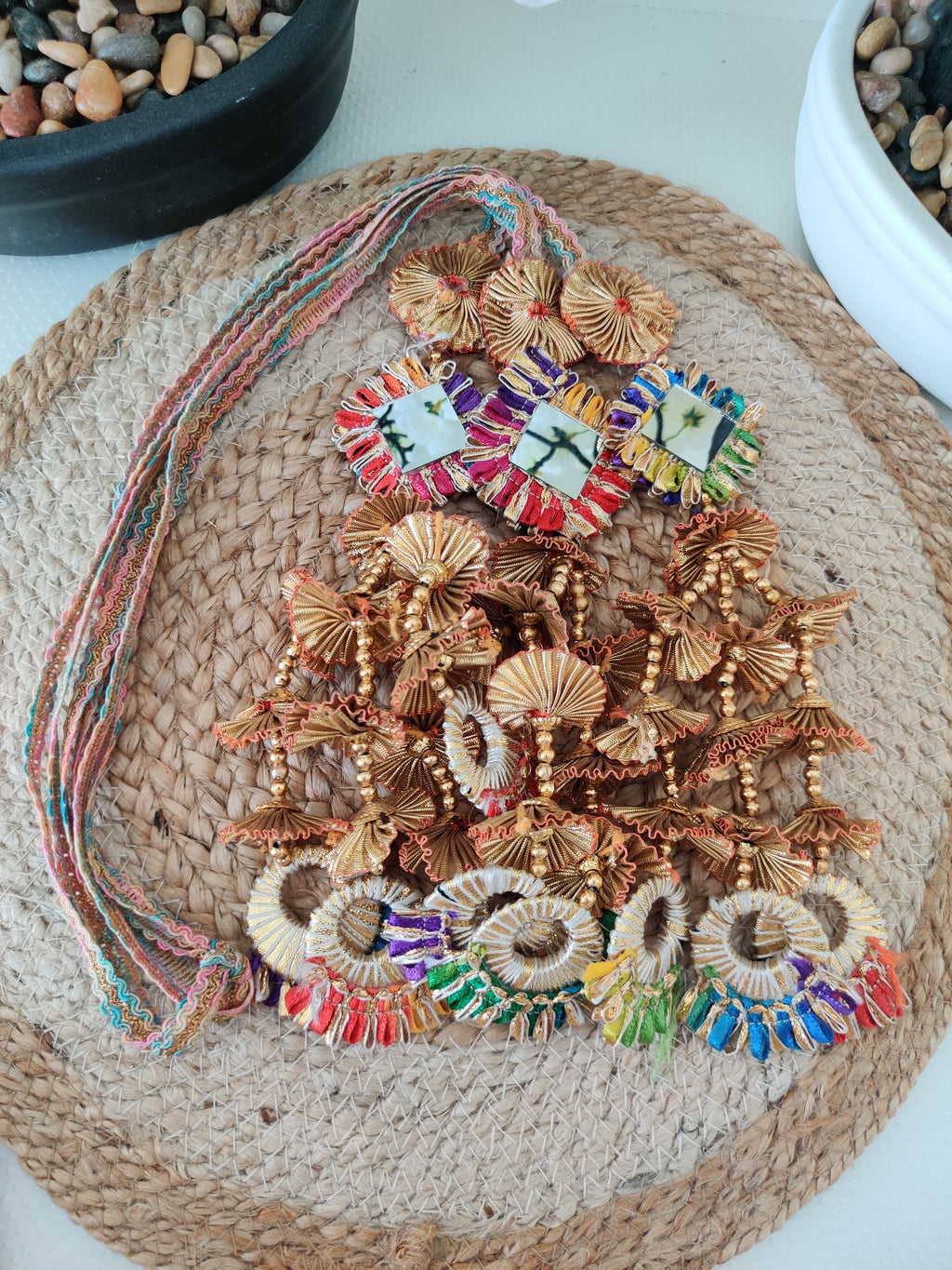 Golden Phulkari Royale Festive Paranda