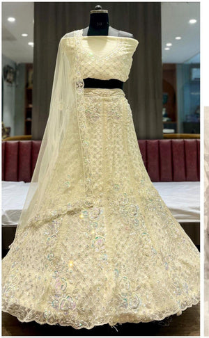 Black Hand Embroidered Lehenga Set