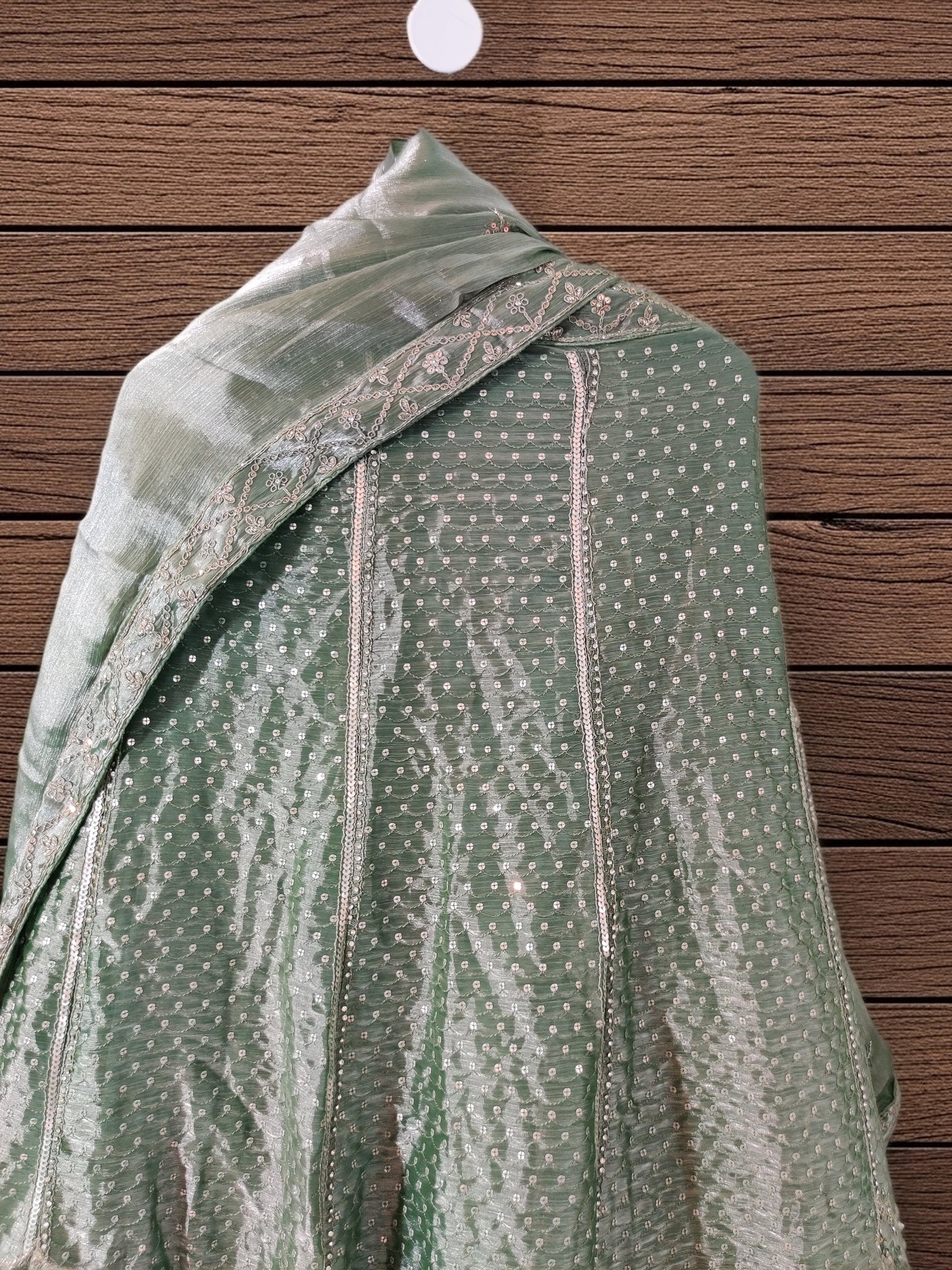 Burberry Mermaid Design Embroidered Lehenga Set