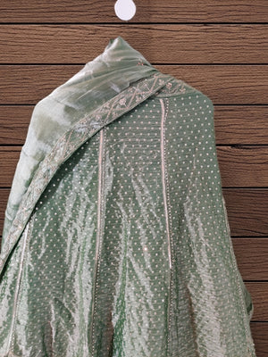 Burberry Mermaid Design Embroidered Lehenga Set