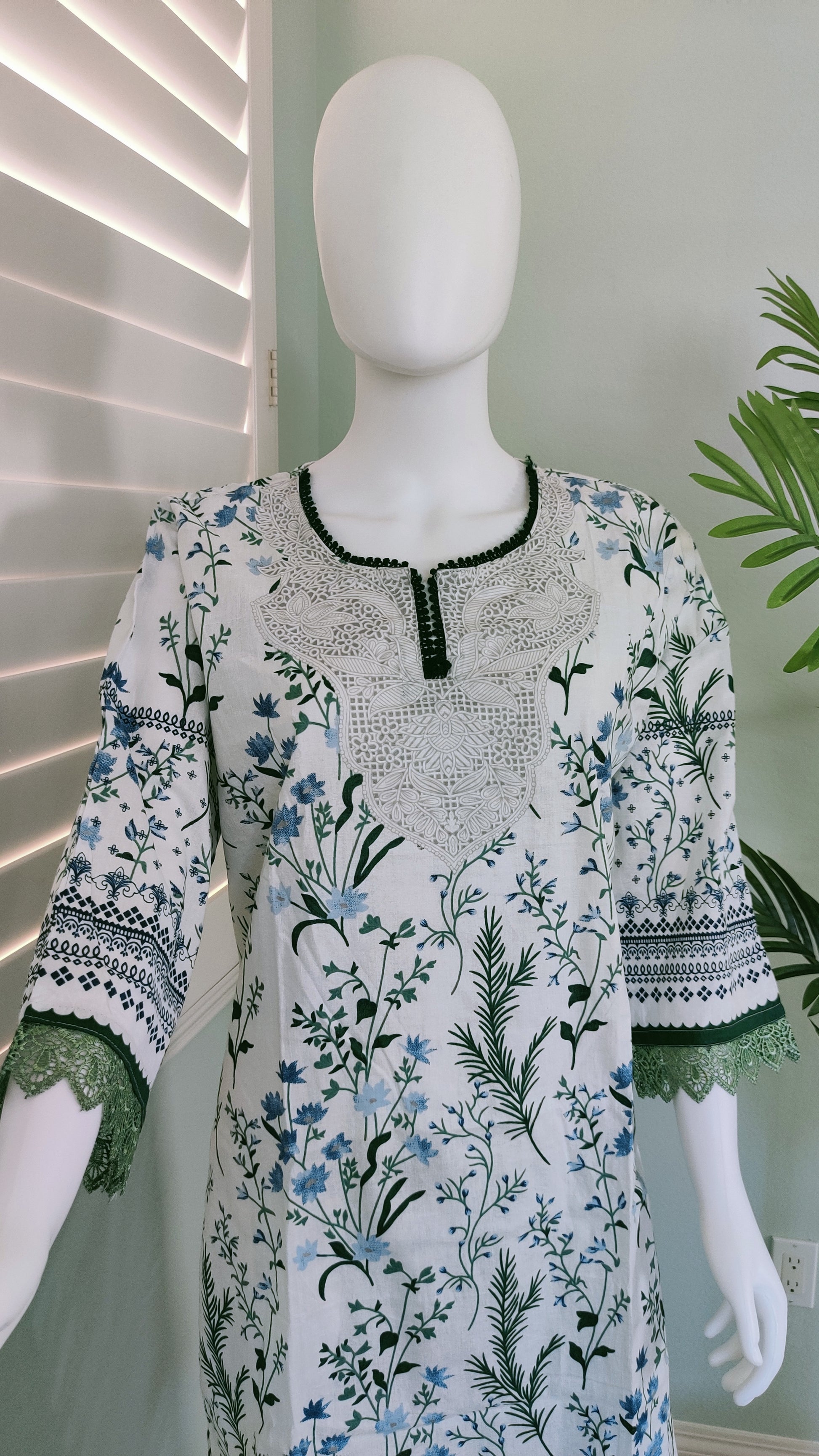 Whispers of Neem & Indigo – Cotton Suit Set