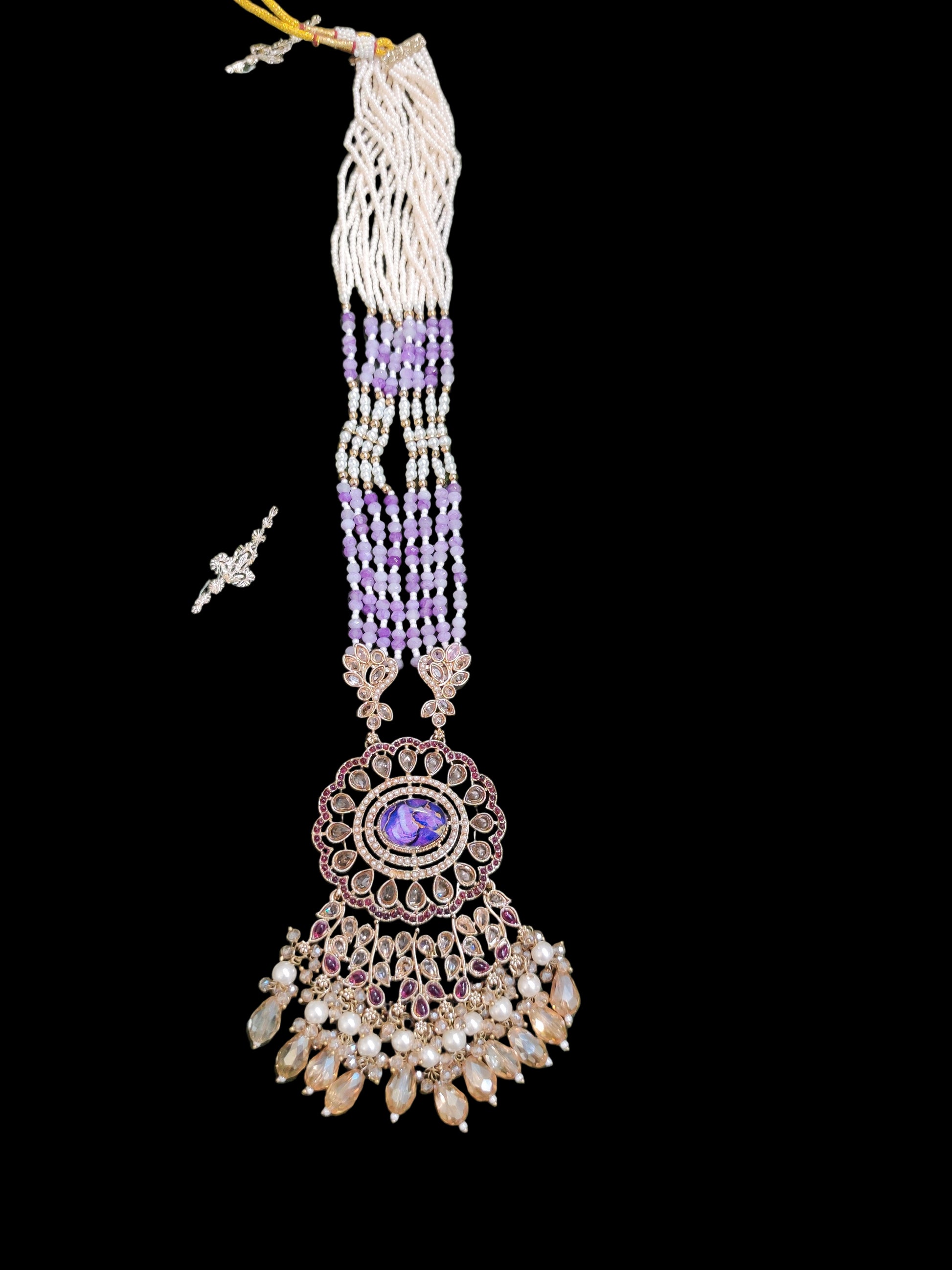 Royal Amethyst to Turquoise Bloom—Two Masterpieces of Tradition, Color, and Craft