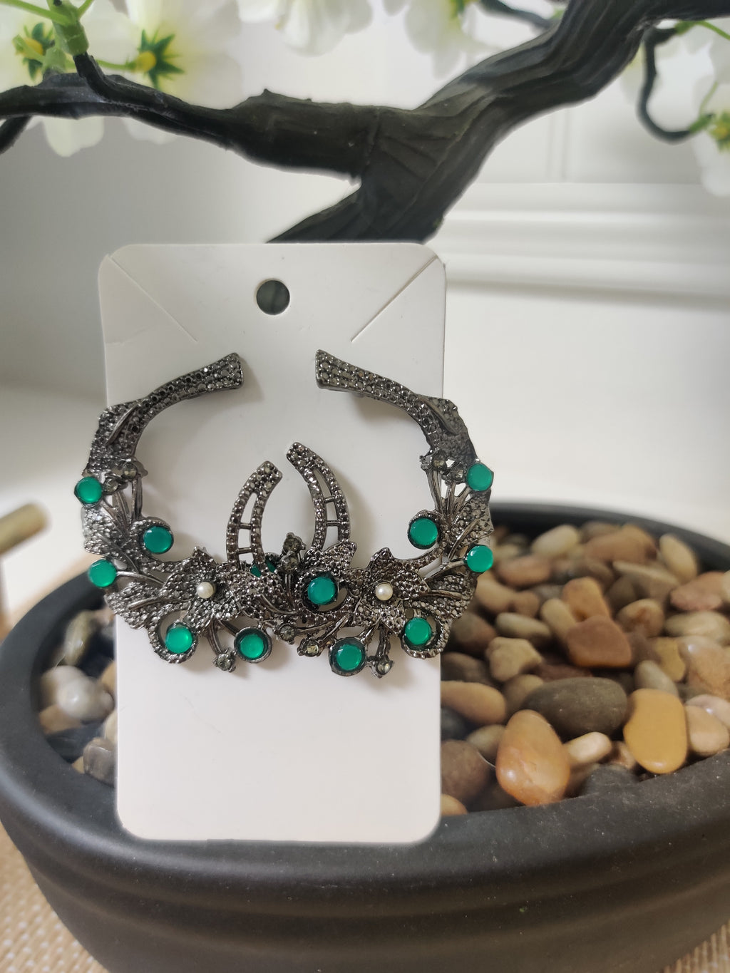Antique Silver Earrings
