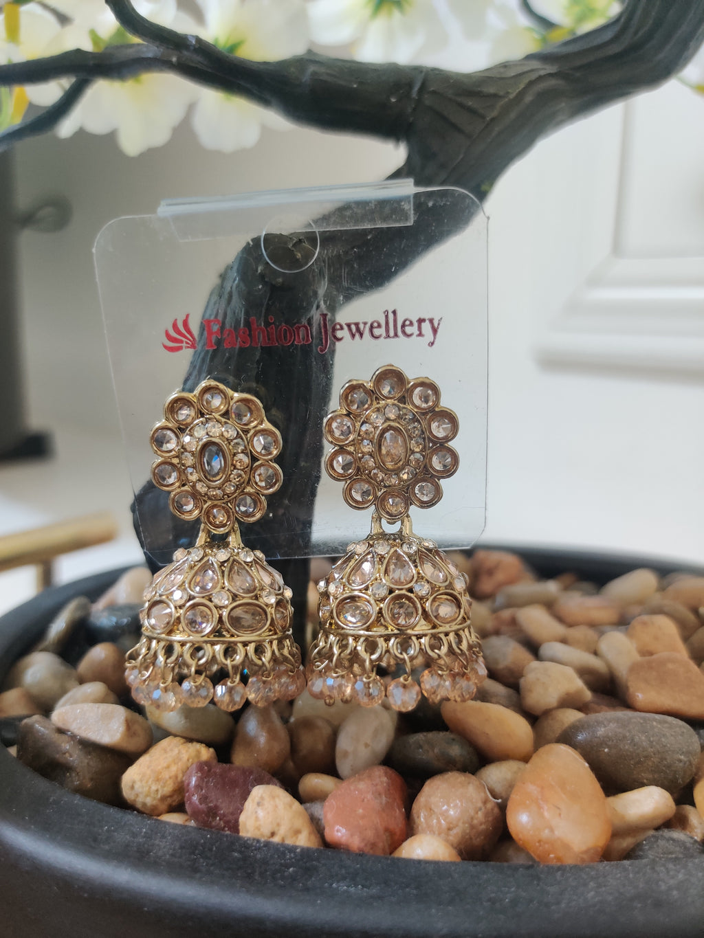 Royal Kundan Dome Earrings