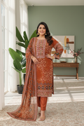 Crepe Silk Printed Mirror-Work Kurta Set