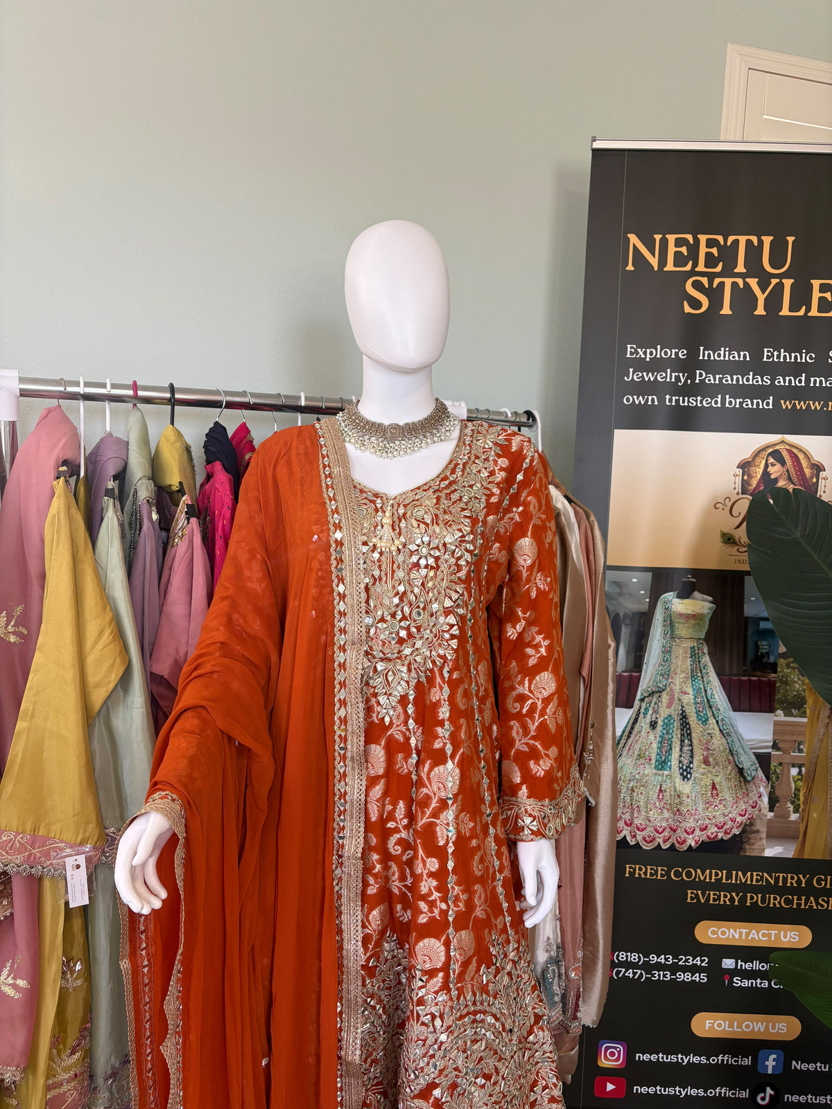 Wedding Wear Peplum style Farshi Salwar Suit